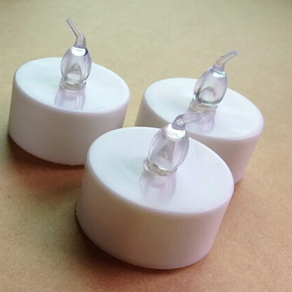24 pcs/lot Smokeless flameless Electronic LED candle light flashing Yellow Light 1.5 inch Candle Lamp weding party |