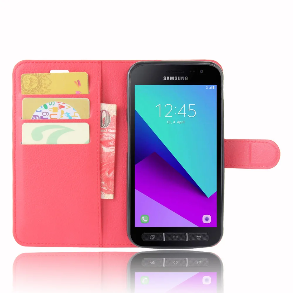 Чехол-книжка для Samsung Galaxy Xcover 4 кожаный чехол-бумажник XCover4 G390F SM-G390F чехол телефона