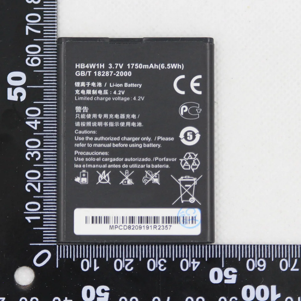 10 шт./лот батарея для мобильного телефона HB4W1H HUAWEI Y210 G510 G520 G525 C8813 1750