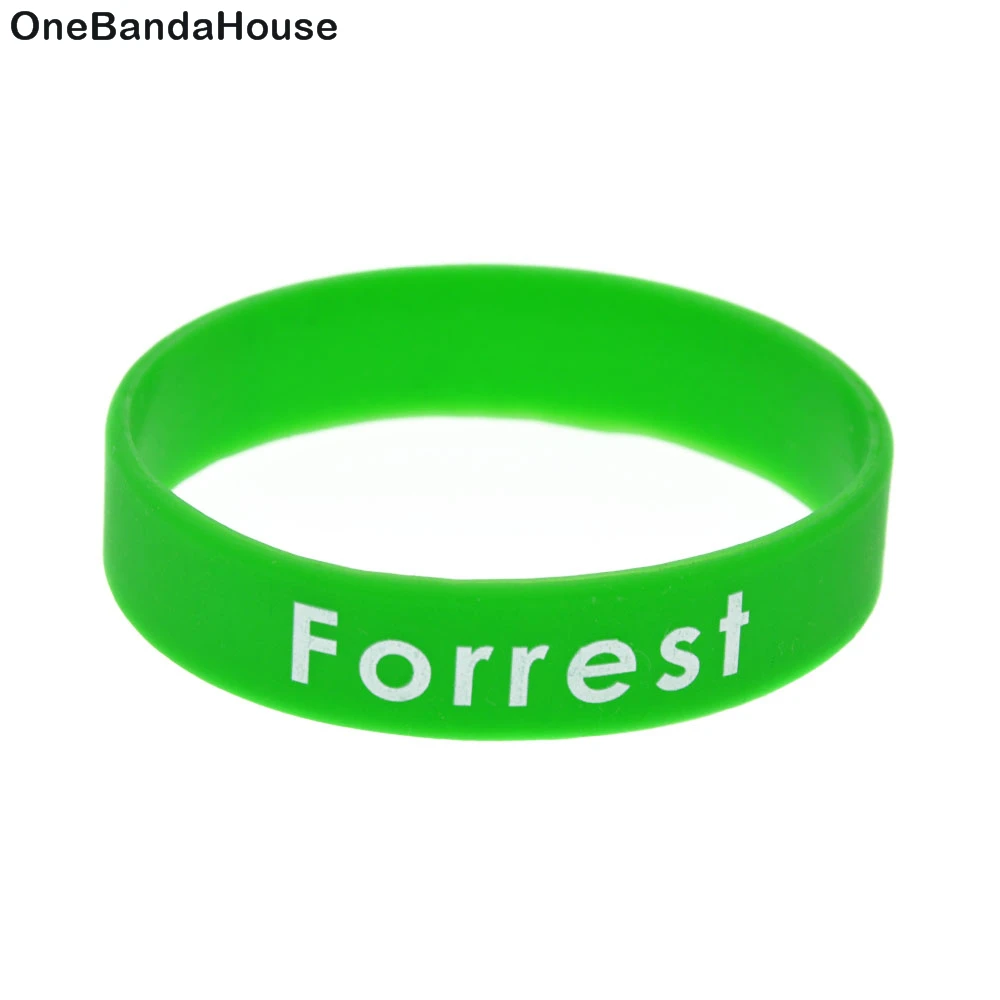 OneBandaHouse Green Environmental Slogan Customize Silicone Bracelet