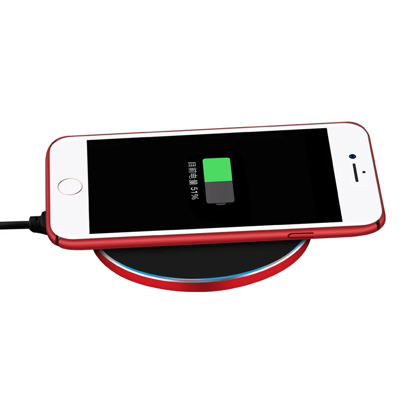 Multi Qi Wireless Charging Receiver Utral Thin Lighting Case for iPhone 6 6s Plus 7 Direct Power Cover | Мобильные телефоны и