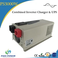 low frequency pure sine wave 3000w hybrid solar inverter combined inverter and charger with ups