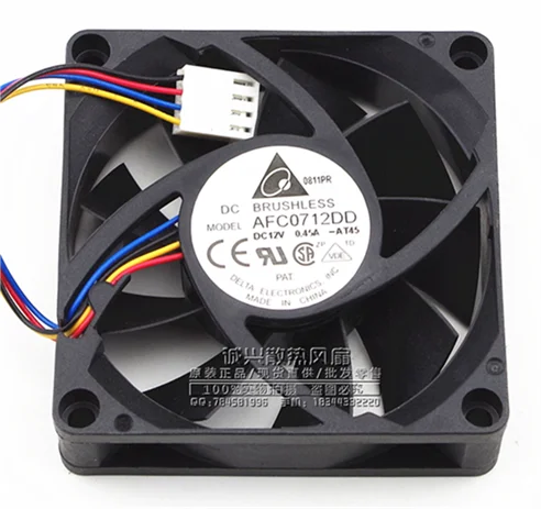 

Free Delivery. Authentic AFC0712DD 7020 12V 0.45A 7CM / cm PWM fan speed control CPU