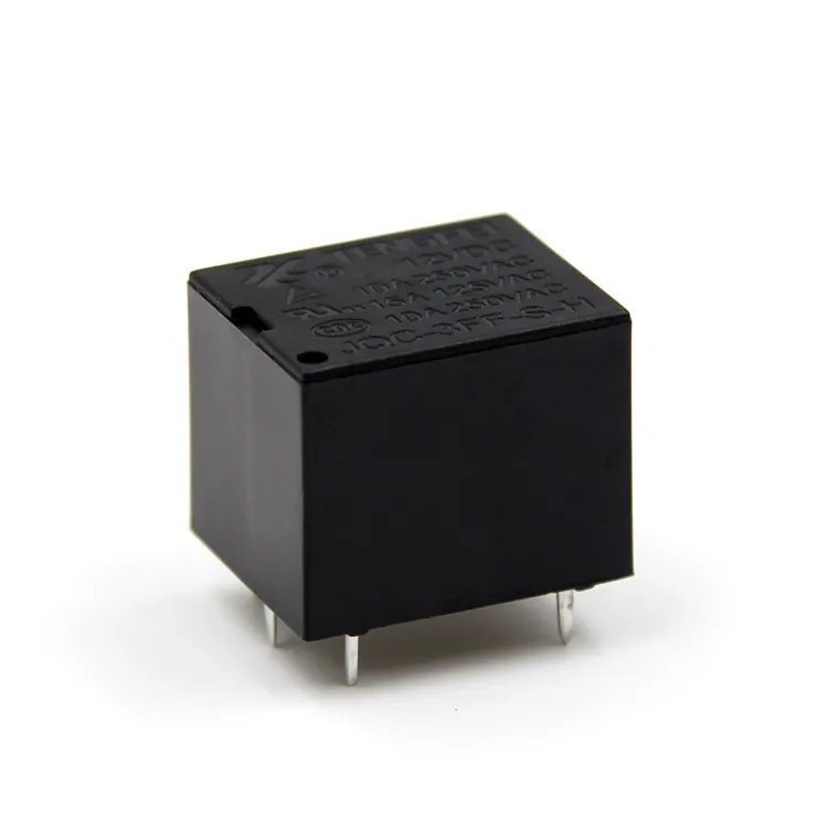 JQC 3F/T73 реле 12VDC катушка 10A мощности pcb 5 контактов|relay magnetic|component video cable extensioncomponent