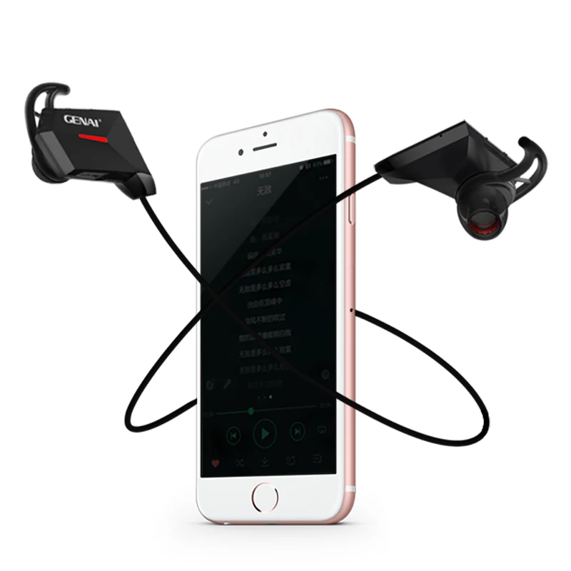 New Arrival Rinsec Sport 7 Professional Sports Headset Wireless Bluetooth V4.1 In-ear Earphone with Microphone Music Playing | Электроника