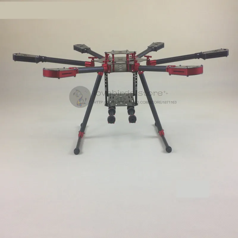 Алюминиевый складной зонт DIY FPV маленький hexacopter рама из чистого углеродного
