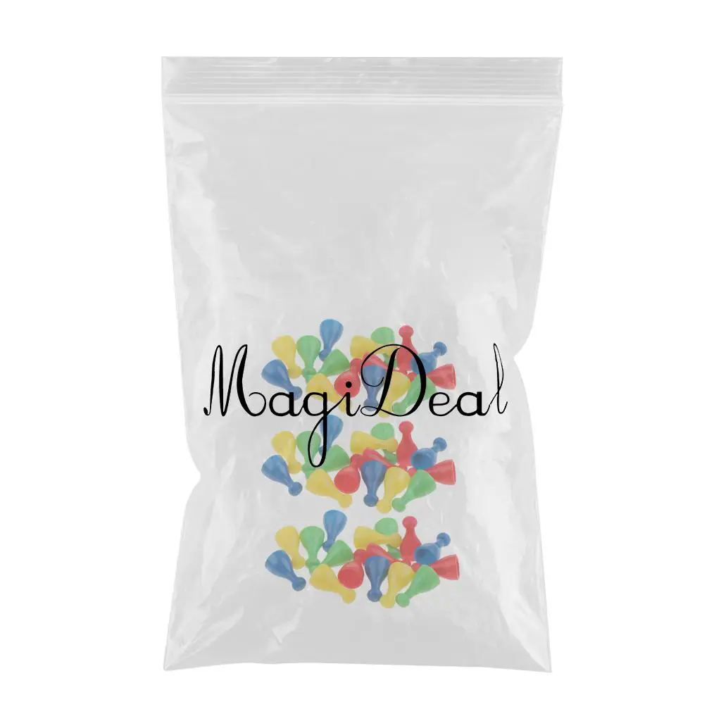 48 шт. пластиковые шахматные пешки в форме человека аксессуары для настольных