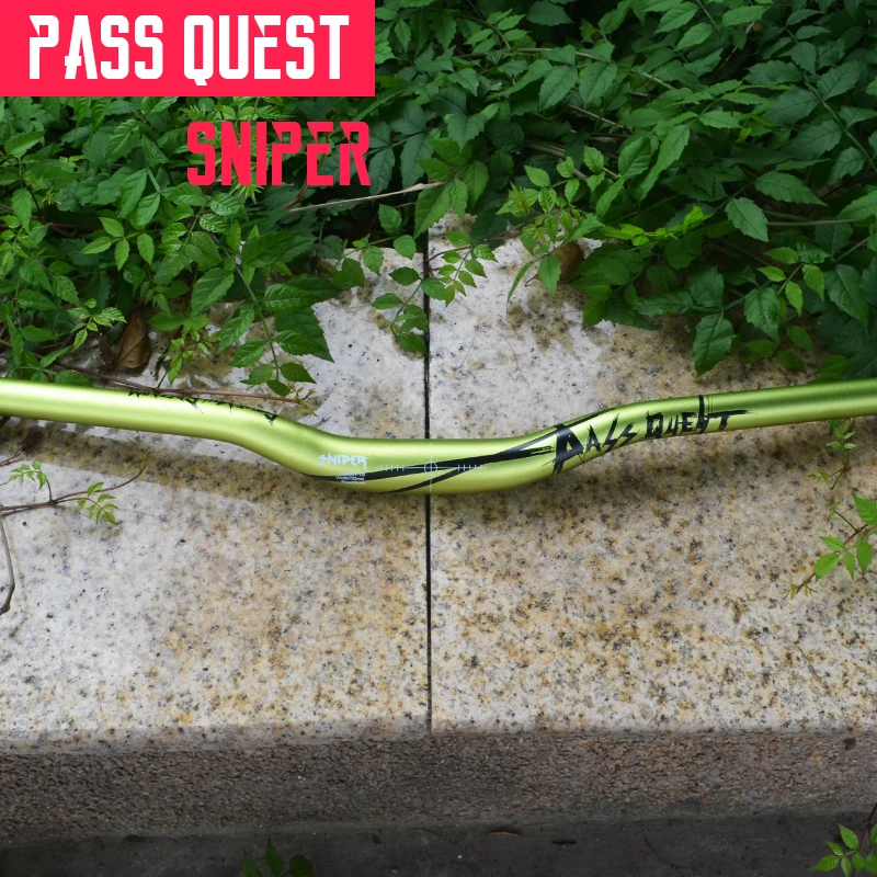 780mm yellow Black Pass Quest руль для велосипеда 720/780 мм MTB горный велосипед Алюминиевый сплав гоночный Ласточка-образный руль для MTB AM DH FR ENDURO - Цвет: 780mm yellow Black