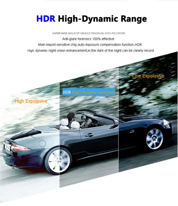 Anytek X6 3 ''дисплей Автомобильный видеорегистратор камера 1080P Dash Cam g-сенсор AR0330 сенсор видео рекордер регистраторы WDR циклическая запись DashCam