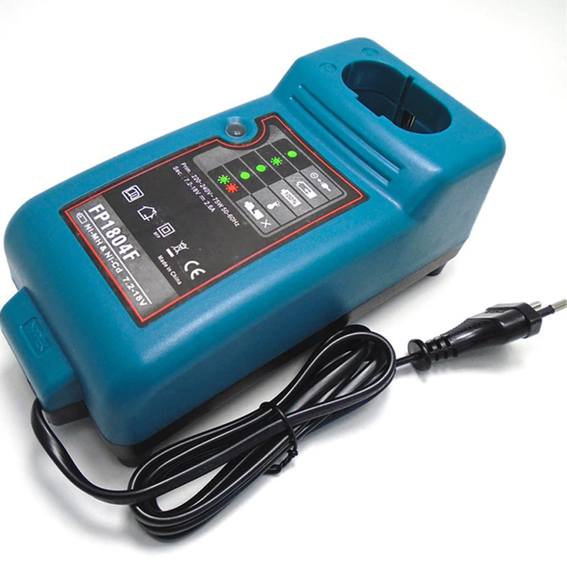 Сменное зарядное устройство для MAKITA 7,2 в 9,6 в 12 В 14,4 в 18 в Ni-MH NI-CD аккумулятор DC1804 DC1414T DC1414F 9100A 9001