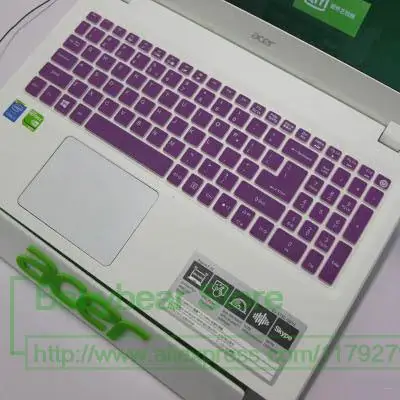 Клавиатура Защитная крышка из термопластичного полиуретана(15,6 Для acer Extensa Ex 2520 г 2511 E5-522 E5-522G F5-573G E5-574G Tmp258 - Цвет: purple