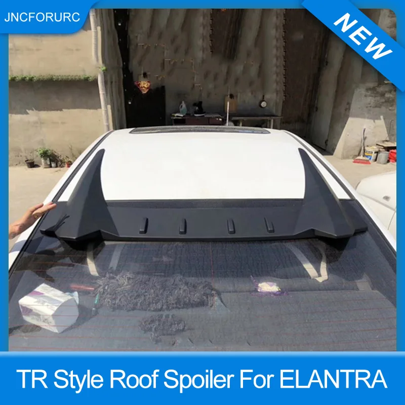 Дизайн, спойлер на крышу заднего окна для hyundai Elantra 2012 13 14 15 16 TR, стильный спойлер на крышу, крылья для Elantra PP пластик
