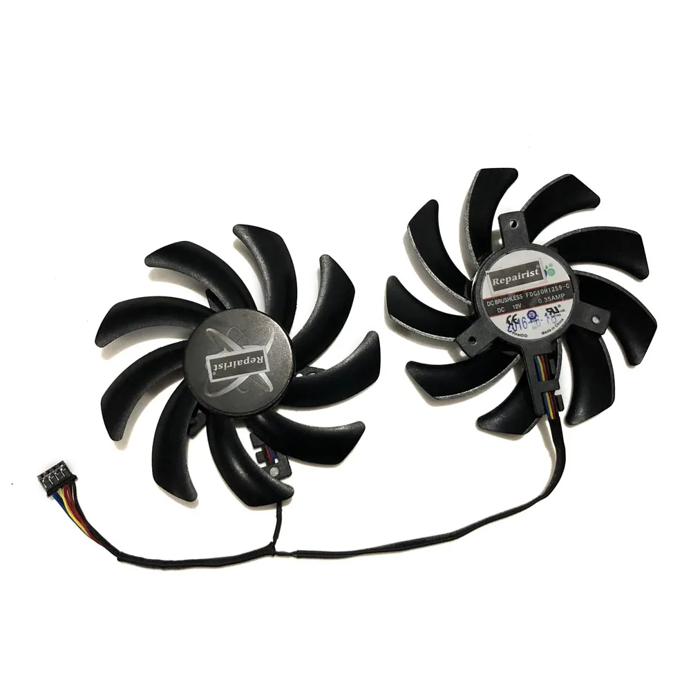 2 шт./компл. FDC10H12S9 C VGA GPU радиатор Графика вентилятор для XFX R9 285/280/290/290X/280X RX 480/470