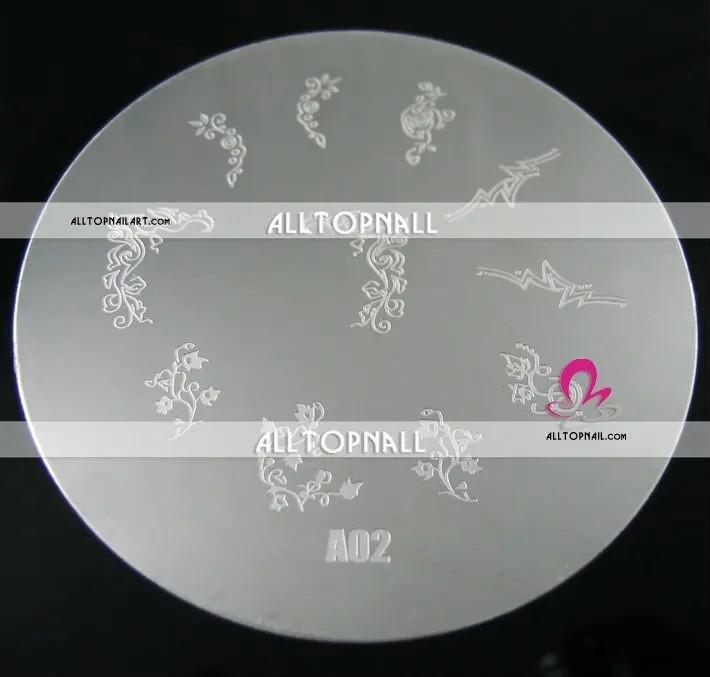 200 шт./лот A_Grade 7 см профессиональные изображения пластины для стемпинга