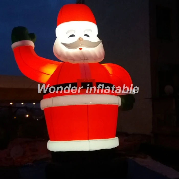 

Most popular outdoor inflatable christmas decorations lighting led inflatable santa claus characters for holidays