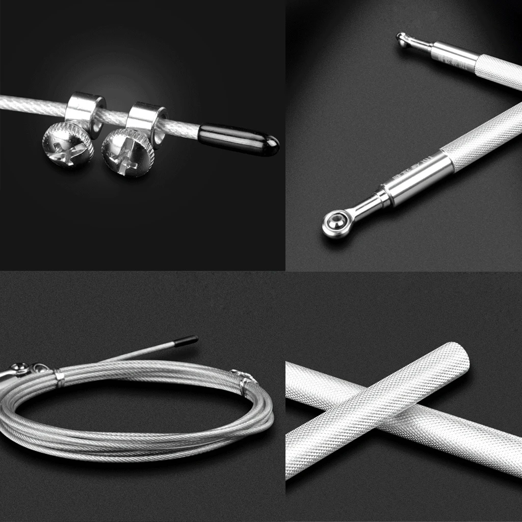 Скакалка для кроссфита профессиональная скоростная тренировок по фитнесу боксу