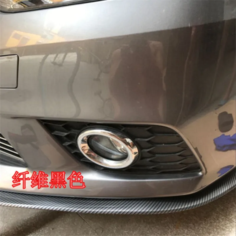 Из углеродного волокна Универсальный Автомобильный бампер передний для губ
