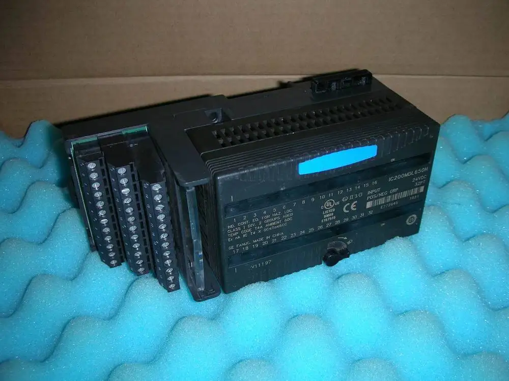 

1PC USED GE FANUC IC200MDL650 + base