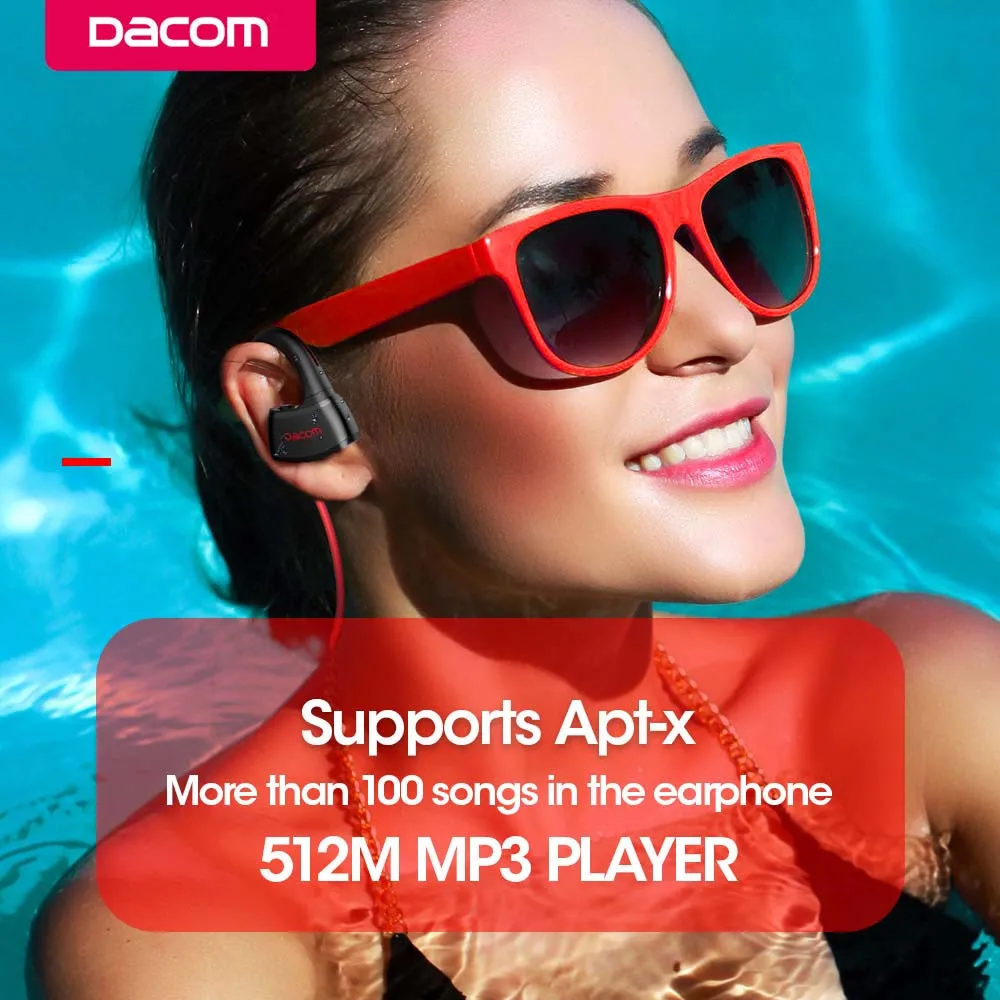 Оригинальные DACOM P10 IPX7 водонепроницаемые наушники спортивные Auriculares 4 1 Гарнитура