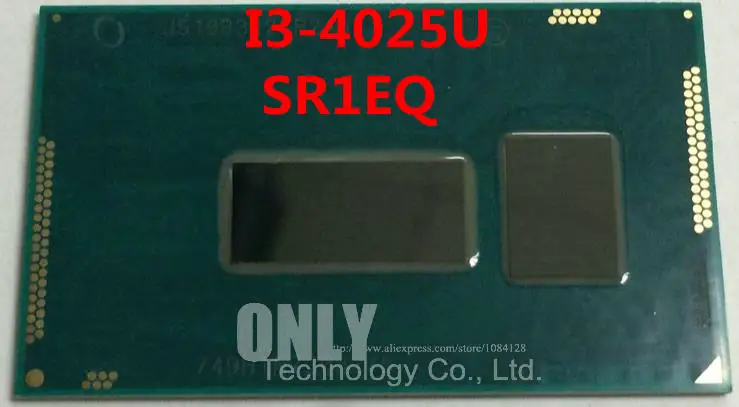 Процессор I3-4025U SR1EQ BGA с шариковым процессором Intel Core I3 мобильный чип центральный процессор BGA 1168 шар 1,9 ГГц 3 Мб