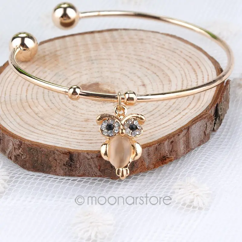 Женские браслеты с подвеской в виде совы винтажные опалом M * MHM596 # M1|bracelets for|bracelets