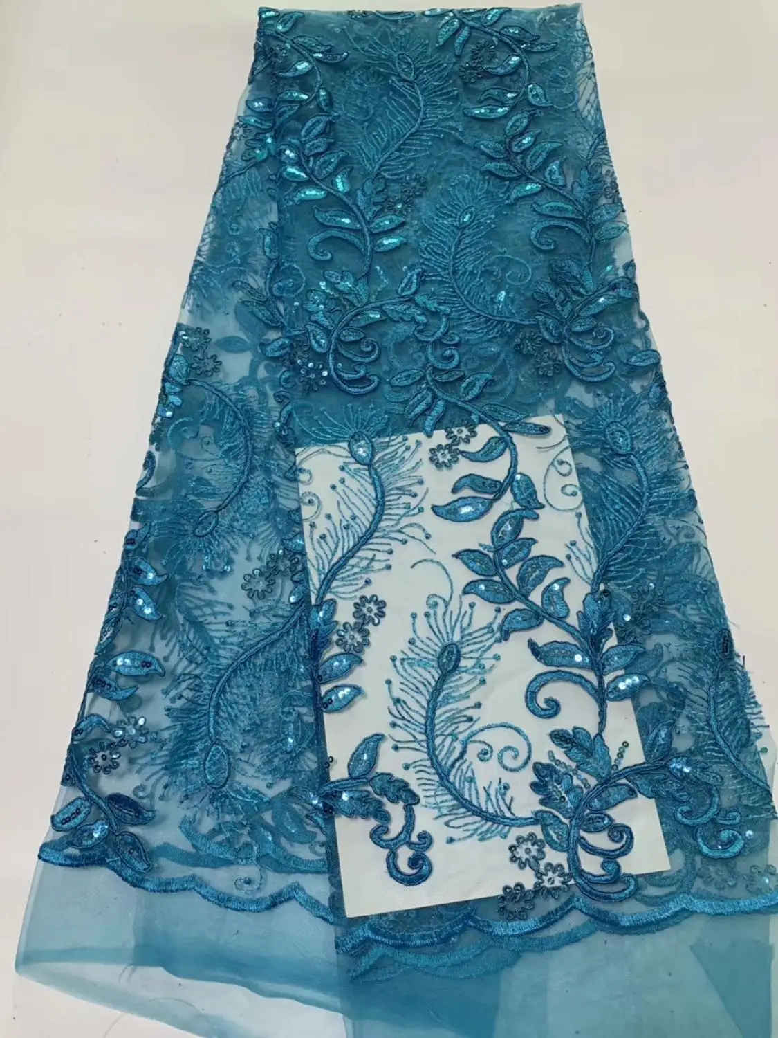 2019 нигерийская фототкань зеленая Высококачественная золотистая оранжевая