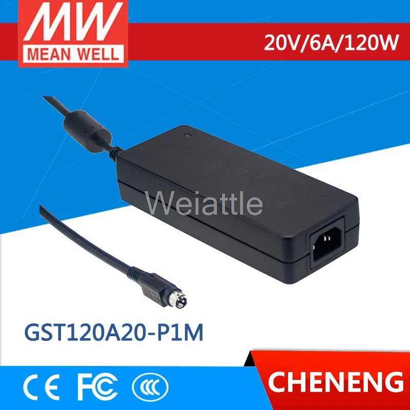 

Бренд MEAN WELL представляет оригинальный GST120A20-P1M 20V 6A meanwell GST120A 20V 120W AC-DC постоянного тока высокой надежности промышленные адаптера переменного ...