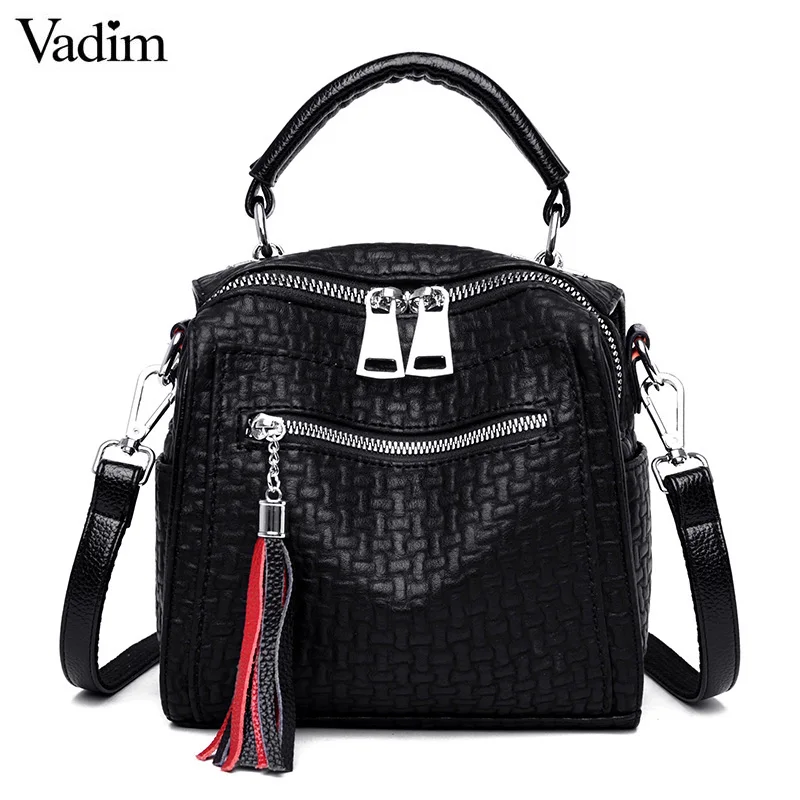 Vadim 2019 Новые многофункциональные сумки женские из мягкой кожи женская