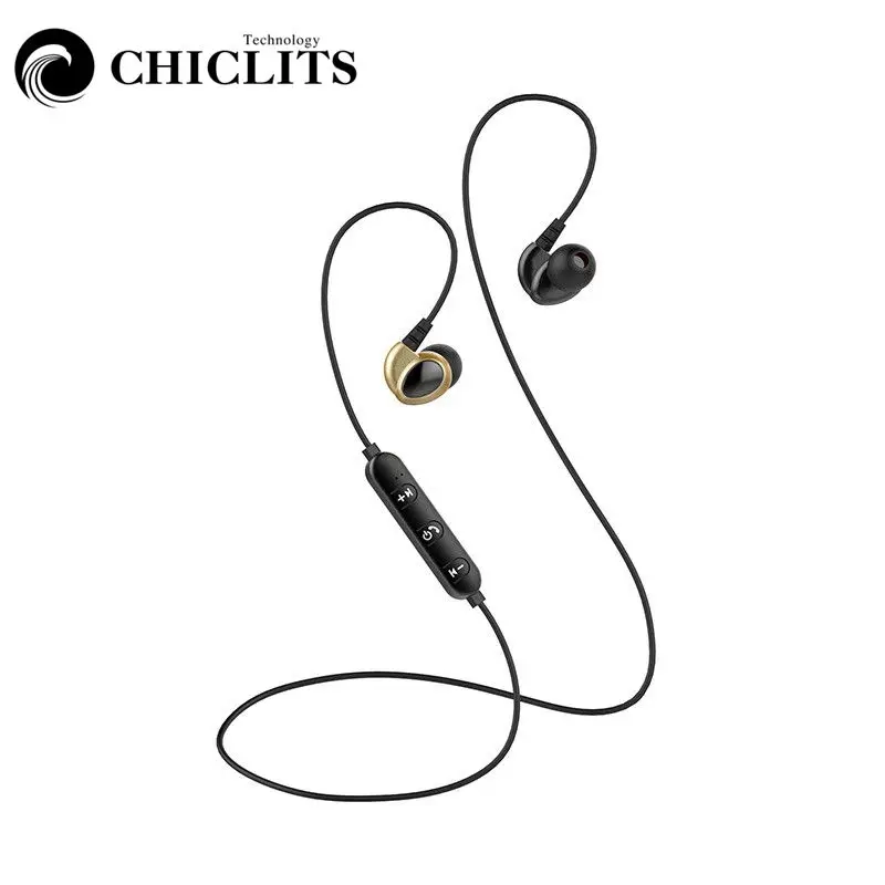 CHICLITS Bluetooth наушники новые мини T2 красные/Золотые/серые беспроводные стерео