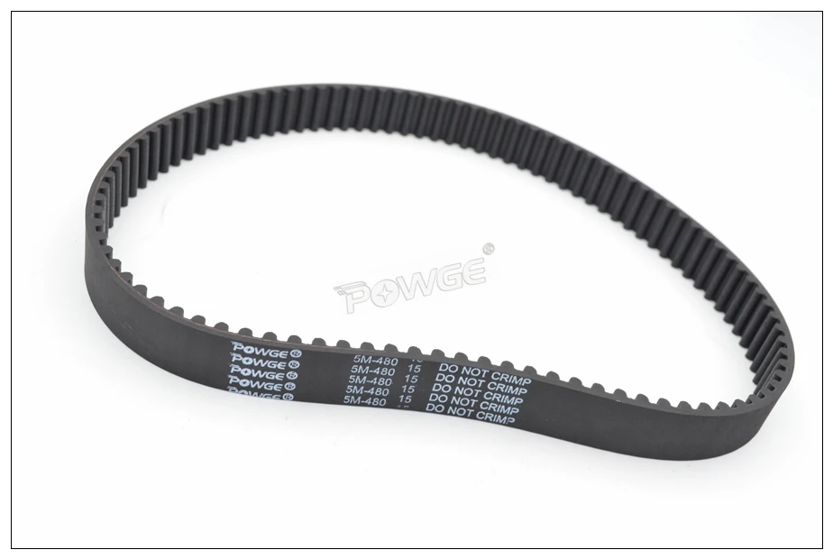 POWGE 480/485/490/495 5 м синхронные зубья ремня = 96/97/98/99 Ширина 12/15/20 замкнутая петля HTD шкив