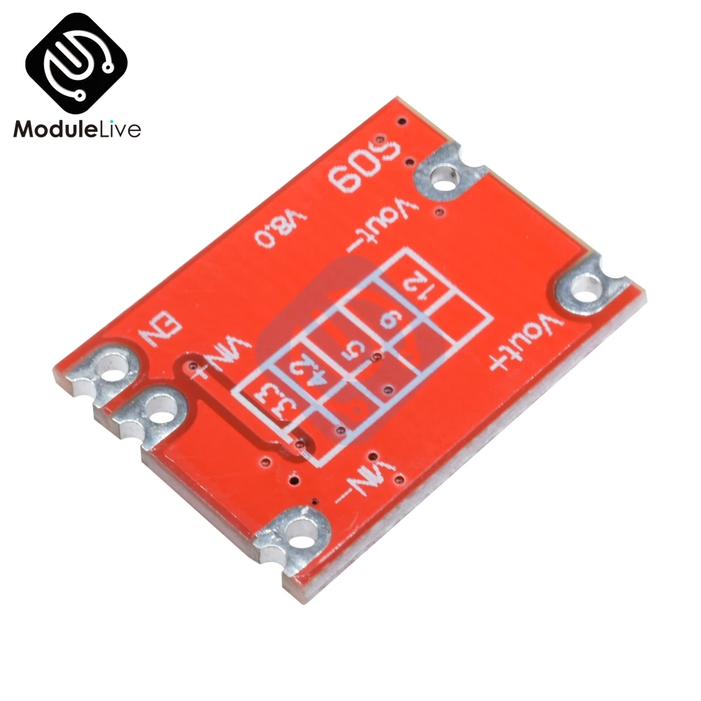 DC-DC 3,3 V/5 V/4,2 V/9 V/12 V Автоматический Бак Повышающий Модуль питания S09 повышающая и понижающая плата вход 3 V-15 V Выход электронный DIY PCB
