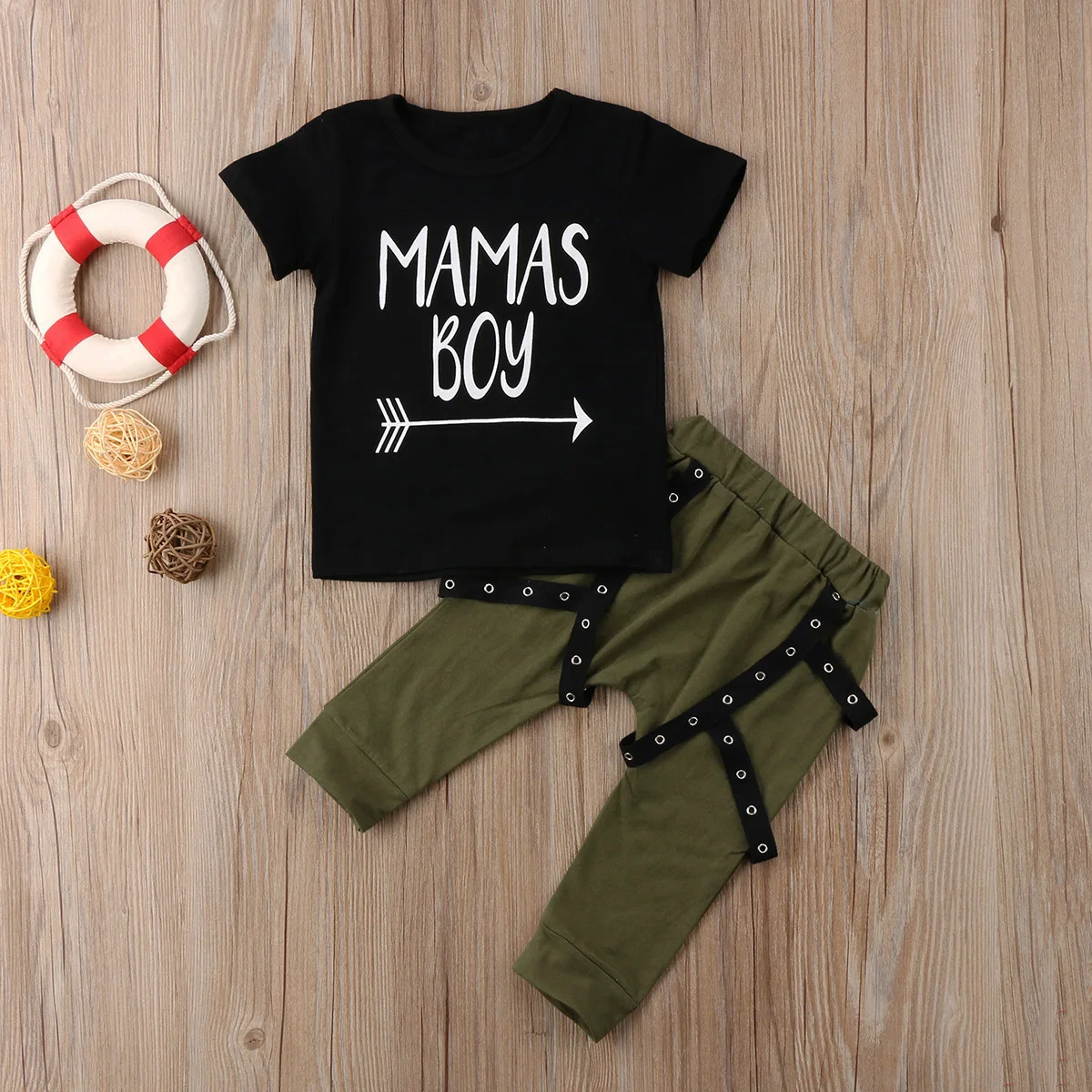 Boys Tops T-Shirt Harem Pants Trousers Outfits Clothes Playsuit Leggings Set |