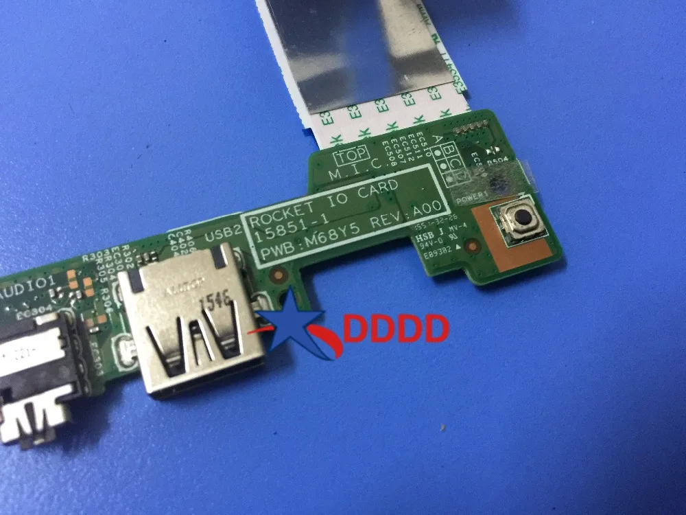 Оригинал для Dell Inspiron 11 3162/3164 USB/аудио порт IO монтажная плата M68Y5 0M68Y5 полностью