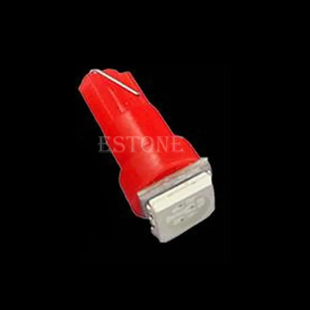 Светодиодные лампы для приборной панели автомобиля 10 шт./лот T5 5050 1SMD 70 73 74 2721
