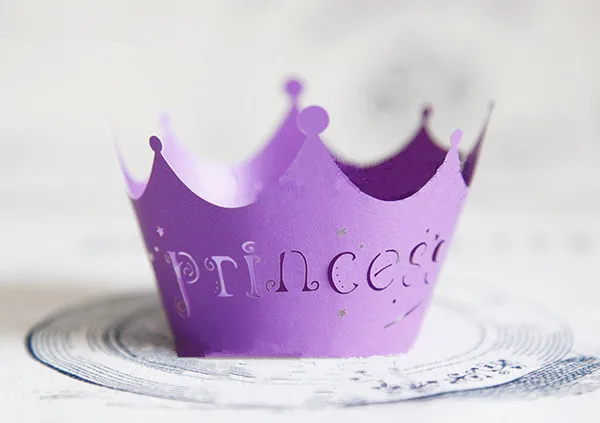 

Free Shipping purple princess cake cup cupcake wrapper, paper muffin cups liners wrappers decoration for girl birthday party