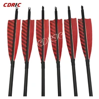 612pcs 26283032inches carbon arrows spine 600 od 7 8mm with replace arrowhead for compound bowrecurve bow hunting archery