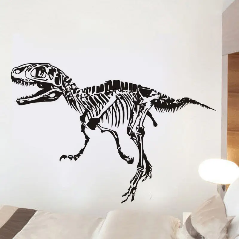 Забавные виниловые наклейки на стены T Rex в парк развлечений ископаемого