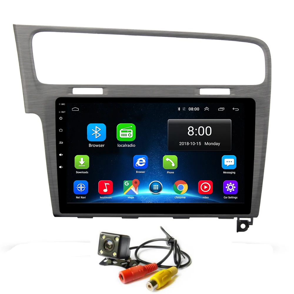Android 9 1 Автомобильный GPS радио плеер Navi для Volkswagen VW Golf 7 2013 + автомобильный стерео