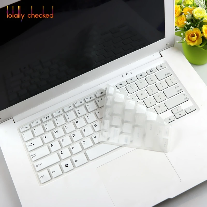 white Для chuwi Lapbook 14,1 дюймов силиконовый чехол для клавиатуры протектор кожи ноутбука ультрабук ноутбука - Цвет: white