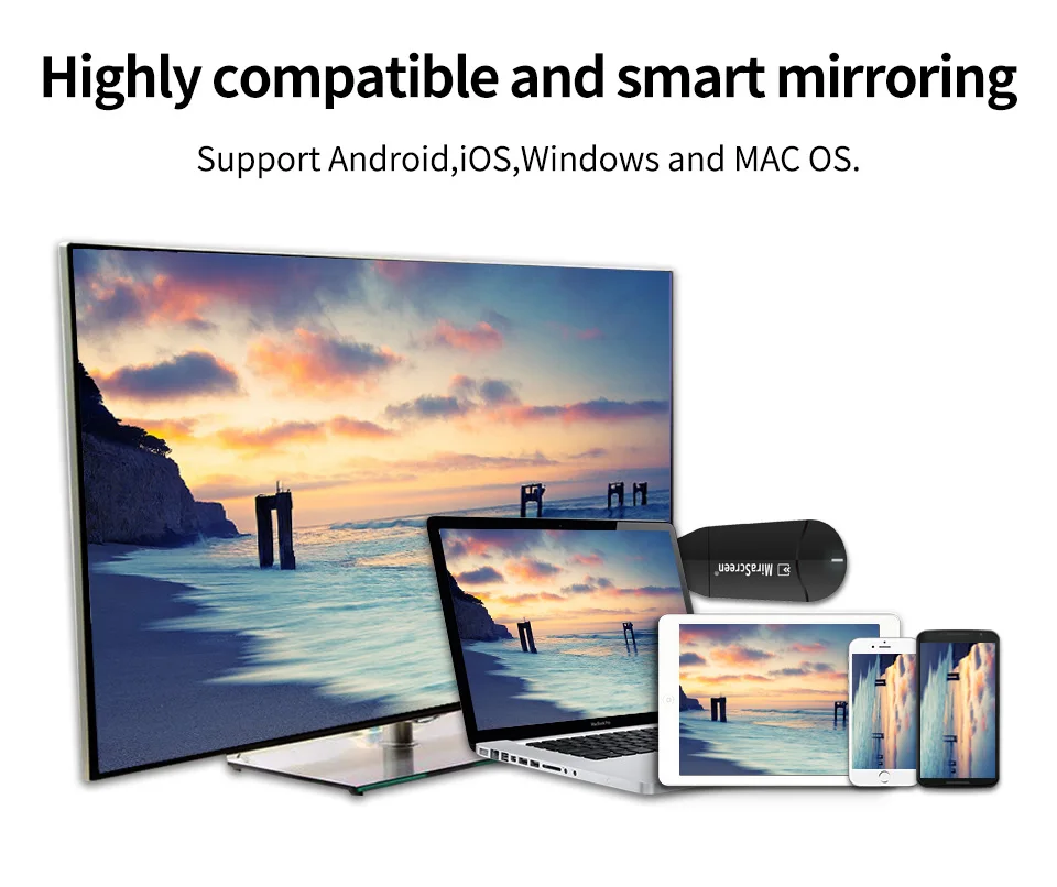 Mirascreen k9-5Ghz ТВ ключ двухдиапазонный 2 4 ГГц 5 8 к HD WiFi miracast Airplay DLNA tv Stick K EZCast дисплей |