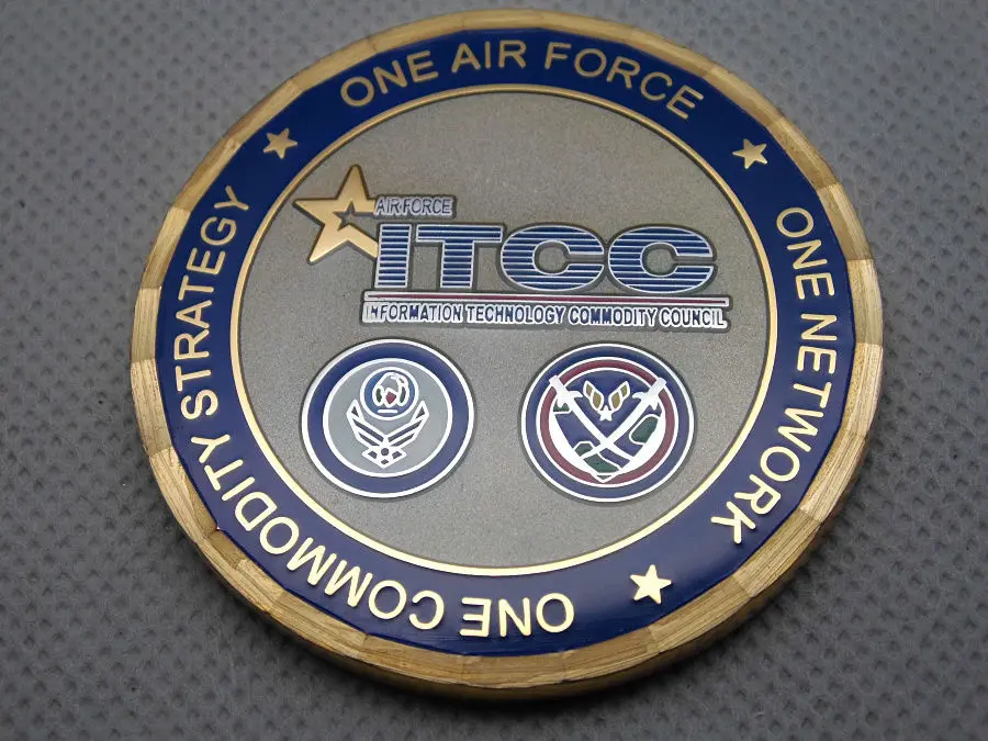 Низкая цена Сделать собственную монету дешевые монеты ВВС вызов высокое