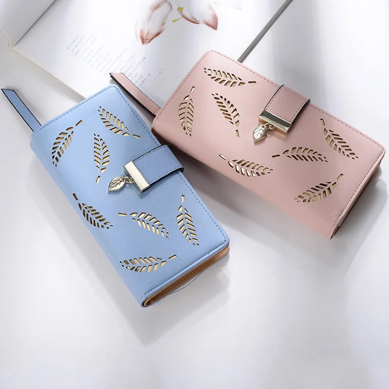Женский длинный двойной кошелек 2019 мода новый многоцветный двухслойный женский