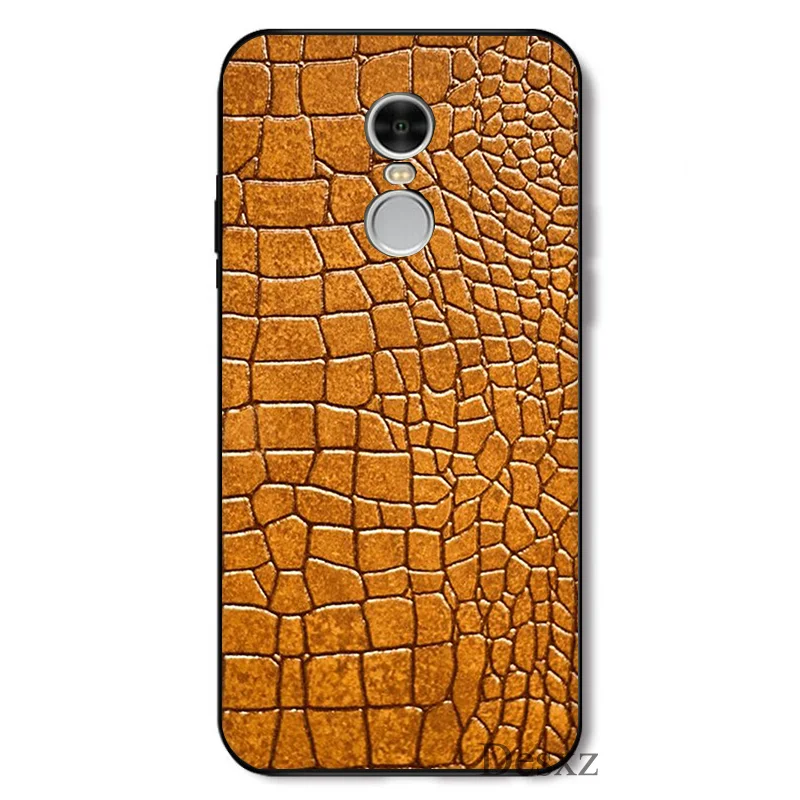 B7 Мобильный чехол для телефона змеиной кожи Текстура для Xiaomi Redmi Note 4 4A 4X5 5A 6 7 GO S2 6A Pro Plus чехол - Цвет: B7