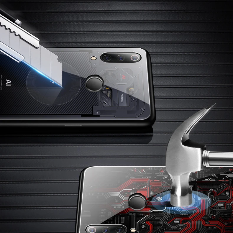 Чехол GFAITH для Realme C2 чехол телефона версии механического Explorer из закаленного