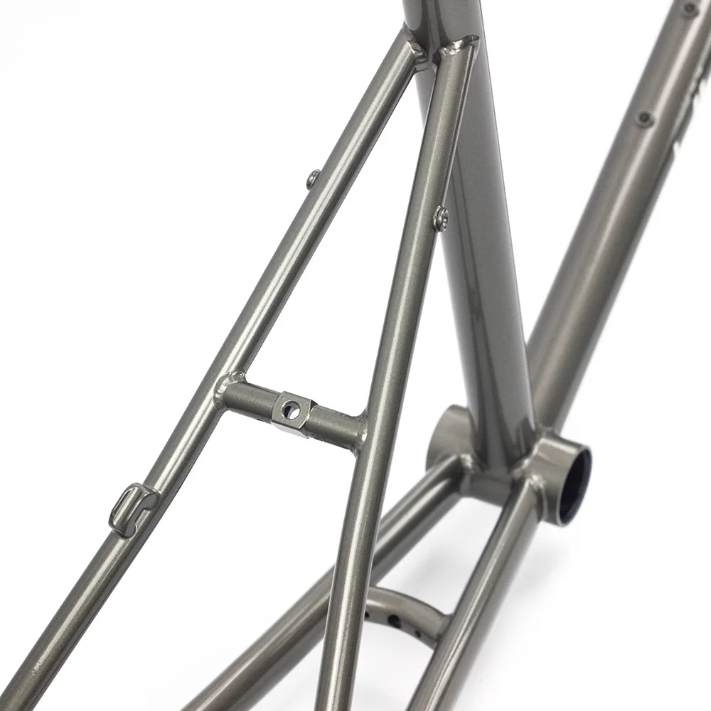 Silverock хромированная рама Карбоновая вилка 451 406 2" 1 1/8" Minivelo рама вилка подходящий диск суппорт тормоза городские велосипеды рама