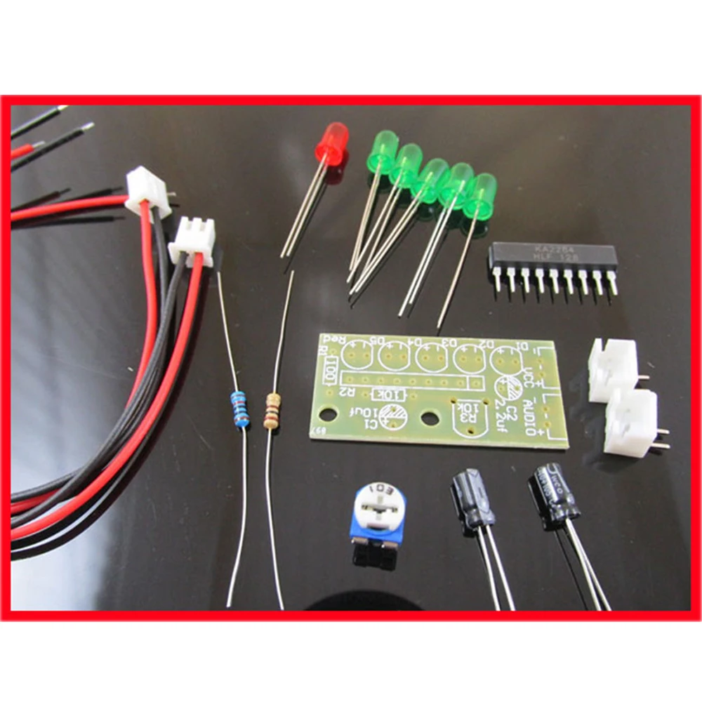 CNIKESIN Напряжение 3 5 V-12 V KA2284 шт. светодиодный индикатор уровня звука набор