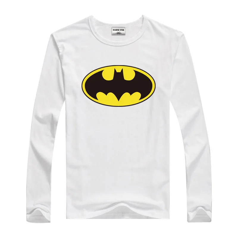 345White DMDM PIG Winter Boys T-Shirt Baby Girls Clothes Cartoon Cat Long Sleeve T Shirts For Children TShirts Avengers 2 3 4 Years - Цвет: 345White