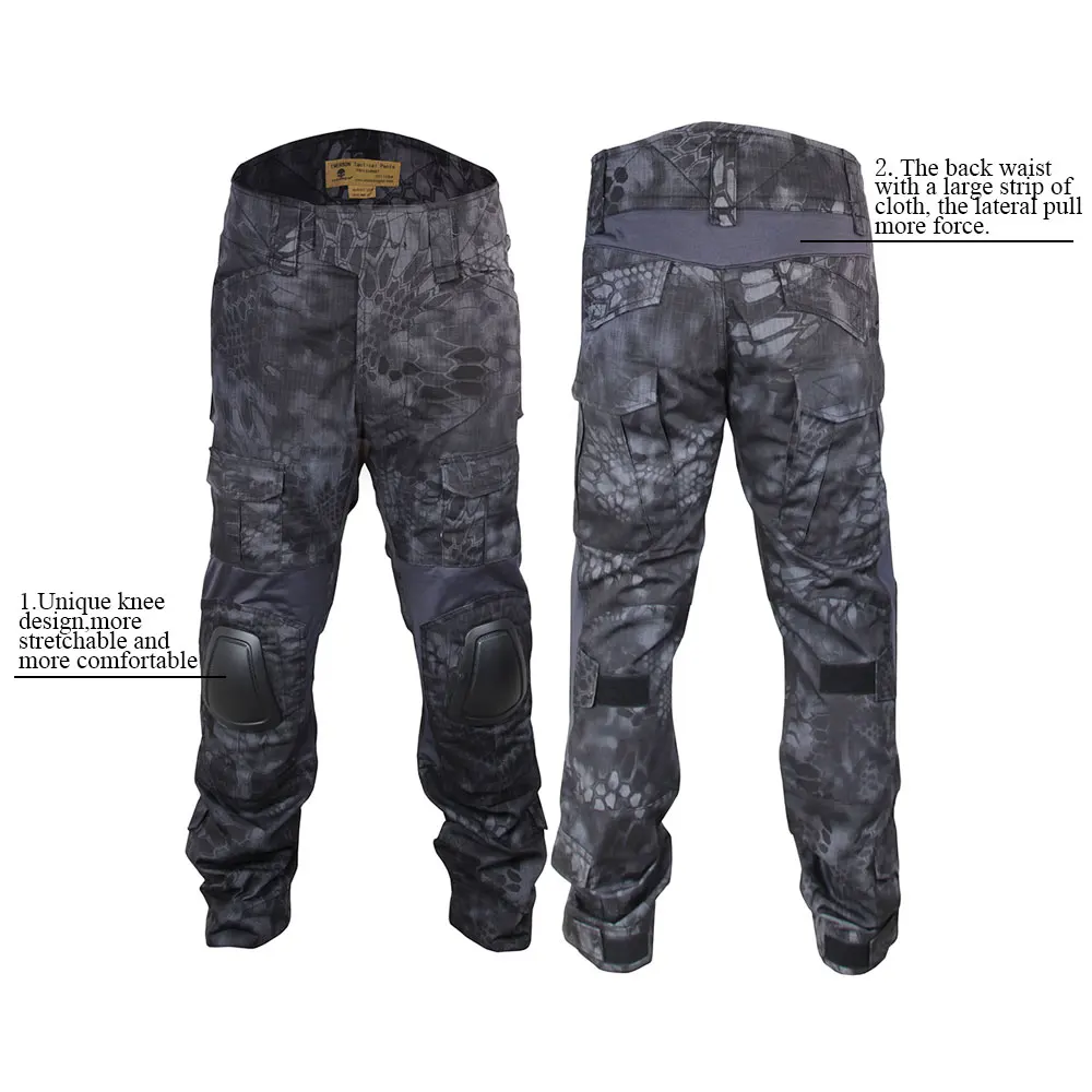 Emerson gear Kryptek Typhon Gen2 армейская Униформа тактическая рубашка и брюки армейский