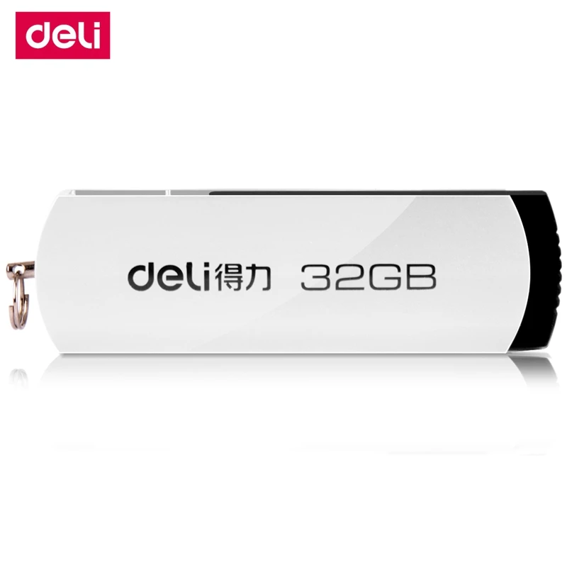 [Readstar] Deli 3753 USB2.0 flash погружения 32 г металлический корпус поворот типа кольцо для