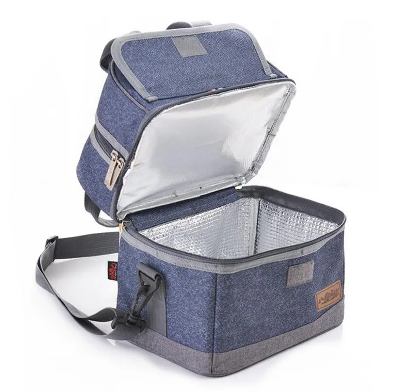 Manufacturers direct sales of high-quality insulation bag shoulder lunch food fruit container storage accessories supply | Багаж и сумки